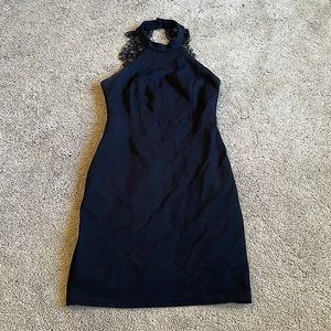 LULUS sexy tight double lined black dress! Size small